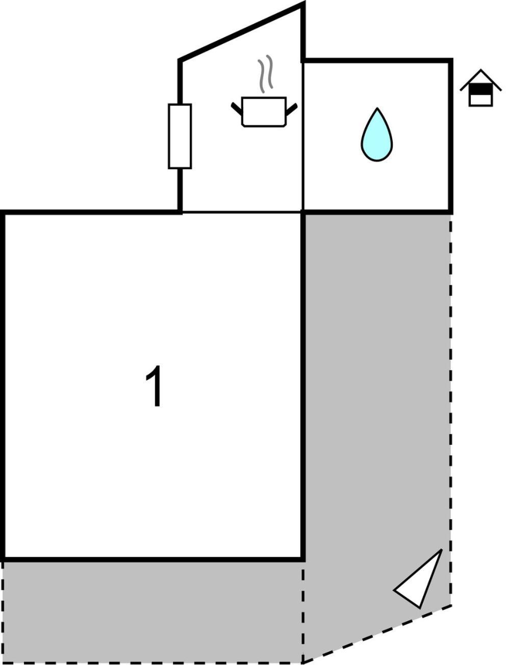 1 Bedroom Cozy Apartment In 크리크베니카 외부 사진